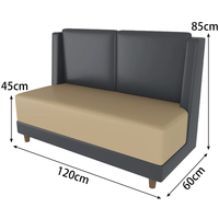 Ensemble de salle à manger commercial personnalisé, style simple, mobilier de restaurant pour sushi, ramen, bistro, café, boutique
