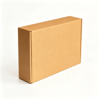 Boîte d'expédition en carton ondulé personnalisée à prix d'usine, boîte cadeau avec logo, emballage pliable pour cosmétiques, vêtements et chaussures