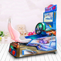 Centre de jeu en gros, Machine de jeu de conduite d'arcade de course de voiture à pièces