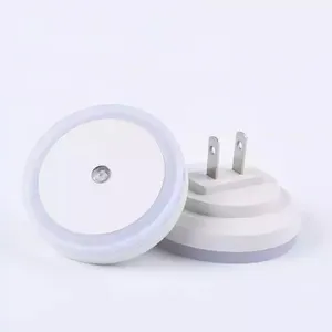 Hot Sale MiNi0.5W Plug-in Wall Lamp Motion Sensor Light Control LED Night Light for Kids Babies Bedroom LED Night Light