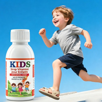 Vente flash - Sirop multivitaminé pour enfants 120 ml avec miel naturel - Complément alimentaire sûr et doux pour la croissance des enfants