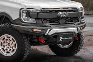 Phụ kiện xe hơi, thanh chắn trước xe bán tải 4x4 địa hình với tấm chắn và đèn, cản trước xe cho Ford <span class=keywords><strong>Ranger</strong></span> 2023-<span class=keywords><strong>2025</strong></span> - Product Image 4