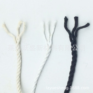 Manufacturer supplies three-strand cotton rope, curtain tieback rope, DIY hand-woven <b>braided</b> rope, tapestry tying rope, and - Product Image 2
