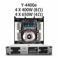 Amplificateur de puissance professionnel 4 canaux 2U 4000W DSP pour basses, idéal pour équipement audio de scène KTV et clubs