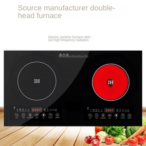 Oem nhà bếp bếp gốm 2000W nướng 2 Burner nấu ăn điện bếp gốm hồng ngoại đôi Bếp cảm ứng cooktops - Product Image 5
