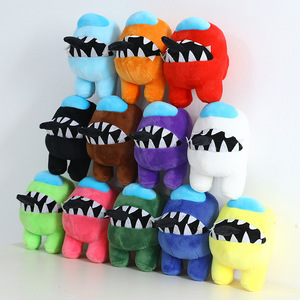 Nuovo Arrivo: Peluche Ricamato Stile Anime '<span class=keywords><strong>Among</strong></span> <span class=keywords><strong>Us</strong></span>' con Personaggio Lupo Mannaro, Giocattolo Antistress in Cotone PP per <span class=keywords><strong>il</strong></span> Mercato Internazionale - Product Image 2