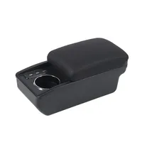 Vtear pour JAC T30 2013-2026 – Grand espace de rangement, accoudoir en cuir ABS, boîte de rangement avant, porte-gobelet USB, pièces modifiées pour l'intérieur de la voiture