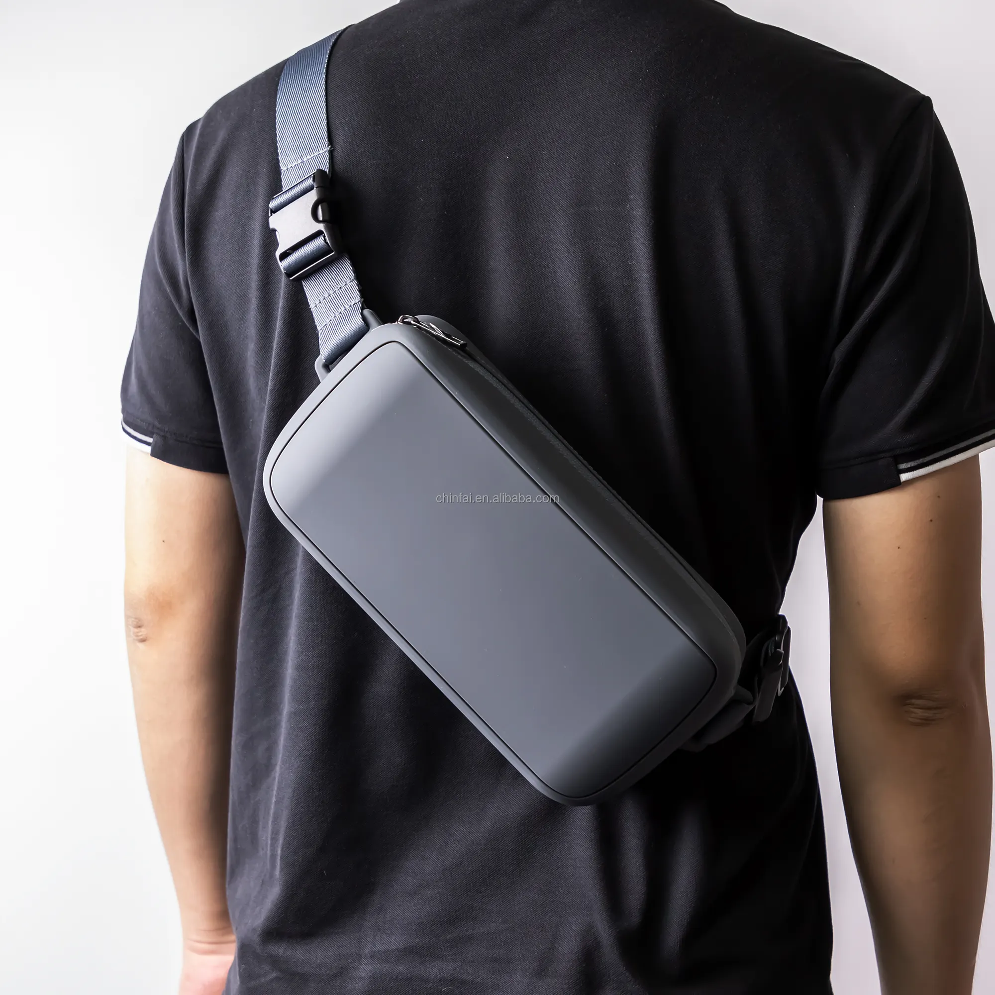 Chinfai New Design Sling Bag Small Backpack Men Waterproof Crossbody Bag Chest Backpack Casual Running Travel Shoulder Bag