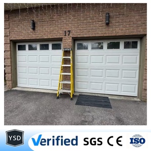<span class=keywords><strong>Porte</strong></span> <span class=keywords><strong>de</strong></span> <span class=keywords><strong>garage</strong></span> <span class=keywords><strong>sectionnelle</strong></span> 9x8 pour maison, deux voitures, sur mesure, en fer galvanisé, automatique, moderne, motorisée, coupe-vent, entrée extérieure - Product Image 1
