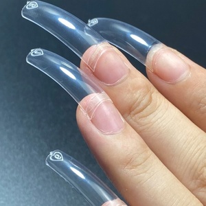 <span class=keywords><strong>Uñas</strong></span> artificiales curvadas con <span class=keywords><strong>sonrisa</strong></span>, bolsa unids/bolsa, color blanco, Forma cuadrada, 550 - Product Image 3