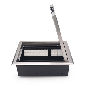 Caja Eléctrica de Suelo de Acero Inoxidable con Superficie Cepillada para un Acceso Duradero a la Energía - Product Image 5