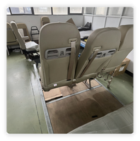 Siège de conducteur de bus à suspension pneumatique, cuir de luxe, siège de bus à absorption des chocs avec chauffage et soutien lombaire pour bus Yutong Jinglong