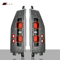 Feu arrière Star Defender rouge foncé style carbone forgé pour Jetour Traveler/Shanhai T2 2024 – Vente en gros usine
