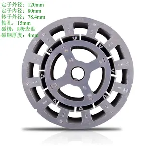 Accessoires de moteur: Le poinçonnage de noyau de moteur à aimant permanent de stator et de rotor de moteur peut être personnalisé