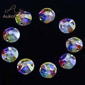 Piedras de Resina con Corte Rivoli Firstones Sparkle, Cristales AB Planos para Coser, Decoración de Joyería y Ropa - Product Image 5