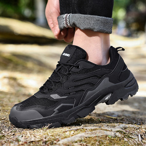 Zapatos de Trekking para Hombre, Talla Grande, Antideslizantes, Duraderos, Anti-colisión, Transpirables, para Campismo, Senderismo y Deportes de Montaña - Product Image 3