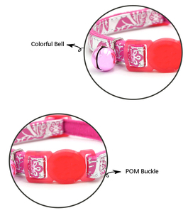 Lujo personalizado Jacquard Nylon correas tela costura ajustable liberación rápida seguro perro gato <span class=keywords><strong>Collar</strong></span> para accesorios para mascotas - Product Image 3