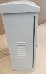 IP55 <b>Outdoor</b> Electronics & Instrument Enclosure Stainless Steel <b>Cabinet</b> with Fans Cooling Electrostatic Powder Coating - Product Image 1