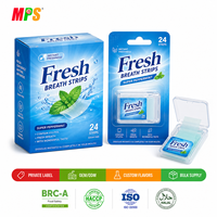 Bandes de menthe fraîcheur personnalisées à la menthe verte pour une haleine fraîche