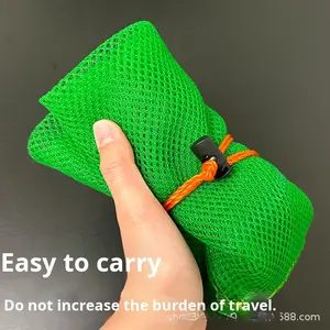 Bolsa de Red para Peces de Agua Dulce, Portátil, Mini, Simple, con Fondo Antiexplosión, Conveniente, Verde, para Protección de Carpas - Product Image 3