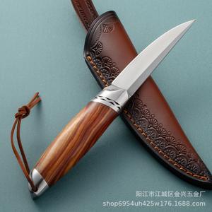 มีดใบตายเหล็ก M390 สำหรับดรอปชิปปิ้งบน Shopify มีดสะสมขนาดเล็ก ความแข็งสูง อุปกรณ์ EDC สำหรับกิจกรรมกลางแจ้ง พร้อมปลอกมีด - Product Image 3