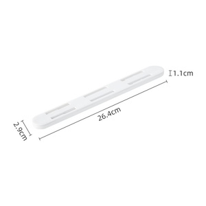 Creative Extension <b>Drawer</b> Track for Food Container Cabinet Rails Side Mount Soft Plastic Close <b>Drawer</b> <b>Slides</b> for Kitchen - Product Image 4