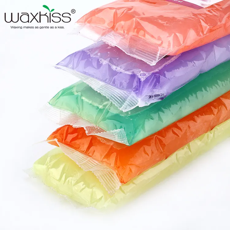 Waxkiss 450グラム完全にRefined Oilyバルクパラフィンワックス販売美容用パラフィンワックススキン栄養