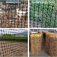 PP Structuur Waterdicht Zwart Ecologisch Draagbaar Opvouwbaar Vogelwerend Net UV-Gestabiliseerd Vierkante Gaten Gewoon Weefsel Tuinen