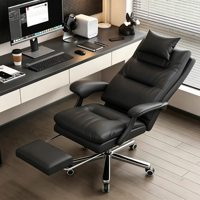 Chaise de bureau pivotante moderne, réglable en hauteur, ergonomique, pour bureau à domicile