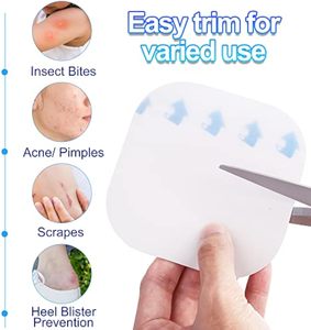 10x10cm PaK 10 hidrokoloid pembalut untuk bekas luka tahan air perban luka dengan perekat batas penyerap nyeri tempat tidur - Product Image 4