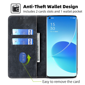 Housse de Protection en cuir pour <span class=keywords><strong>OPPO</strong></span> A17K 4G, étui de téléphone portable à la mode pour <span class=keywords><strong>OPPO</strong></span> A58 5G A78 5G - Product Image 2