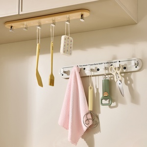 Soporte OEM de plástico con ventosa para puerta, gancho para ropa, colgador para baño y cocina, estante de almacenamiento aplicable para sala de estar - Product Image 1