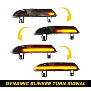 2 clignotants dynamiques pour VW GOLF 5 GTI V MK5 Jetta Passat B5.5 B6 Sharan Superb B5 EOS, <span class=keywords><strong>clignotant</strong></span> LED pour rétroviseur - Product Image 2