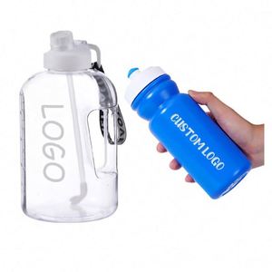Botellas Deportivas de 600/700/750 ml, Botella de Agua con Logotipo Personalizado, Impresión Personalizada para Botella Mezcladora de Proteínas con Bola Mezcladora - Product Image 1