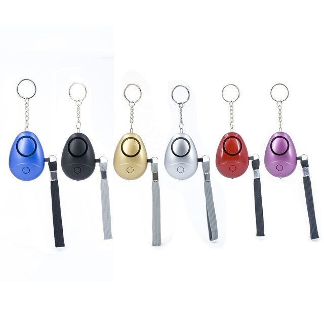 Emergency Safety Personal Alarm Self Defense Keychain Safety Sound Alarm with LED Light
