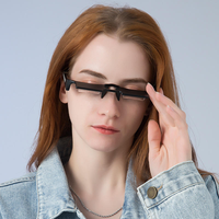 Lunettes à prisme pour lit, miroir horizontal, lunettes pour lecteurs paresseux, lunettes à prisme à 90 degrés pour lire et regarder la télévision allongé