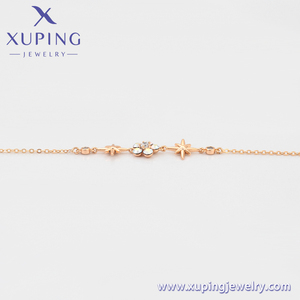 Xuping-Pulseras <span class=keywords><strong>de</strong></span> mano <span class=keywords><strong>de</strong></span> estilo europeo <span class=keywords><strong>para</strong></span> mujer, joyería femenina <span class=keywords><strong>de</strong></span> transmisión en vivo, color dorado <span class=keywords><strong>de</strong></span> 18K, oferta semanal, A00823232 - Product Image 4