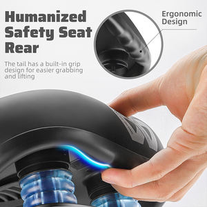 WEST BIKING <span class=keywords><strong>Selle</strong></span> <span class=keywords><strong>de</strong></span> <span class=keywords><strong>vélo</strong></span> <span class=keywords><strong>de</strong></span> montagne en PU imperméable à l'absorption des chocs et à la ventilation, <span class=keywords><strong>selle</strong></span> <span class=keywords><strong>de</strong></span> <span class=keywords><strong>vélo</strong></span> à queue haute avec avertissement réfléchissant - Product Image 6