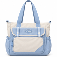 Sac fourre-tout en nylon grande capacité personnalisé pour le travail et les voyages, multi-poches, léger, sac à main pour femme