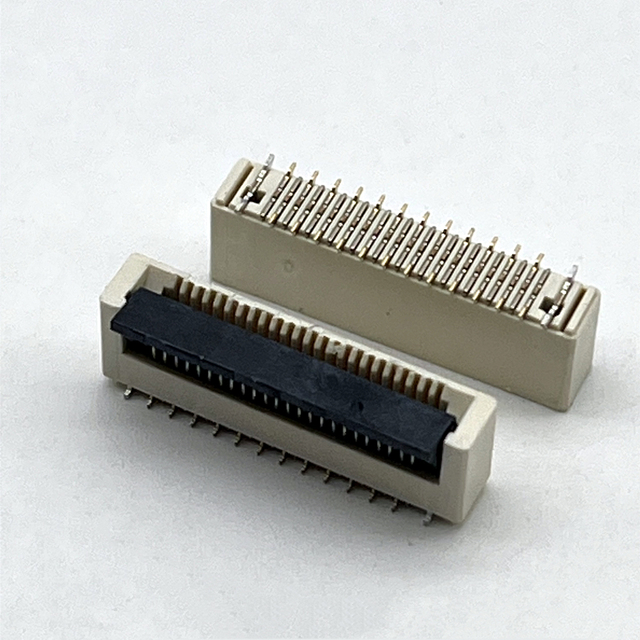 FPC Connector 4-60 Pin 0.3/0.5/0.8/1.0/1.25mm Pitch SMT ZIF DIP Type Top Bottom PCB DIN Male/Female