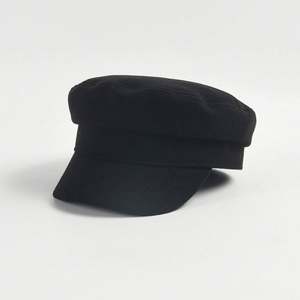 Boina de Moda Otoño Invierno, Gorro Cálido para Mujer, Boina de Lana de Color Sólido, Boina Casual Plana con Visera de Pato, Boina Británica Retro para Mujer - Product Image 2