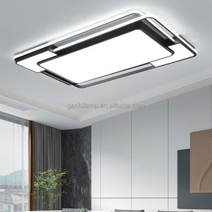 Moderna plafoniera a montaggio superficiale con interruttore di controllo alta CRI 90 per soggiorno - Product Image 4