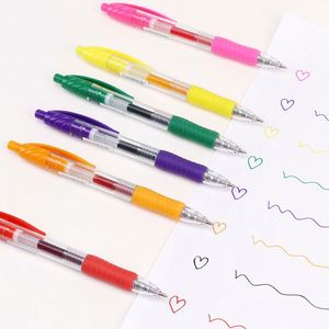 High Quality Paper Gel <b>Pen</b> 0.5mm 0.7mm Tip <b>Multiple</b> <b>Colors</b> (Blue Red Purple Green) Custom Logo Budget-Friendly Office School - Product Image 2