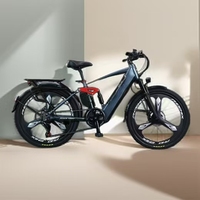Vente directe d'usine, vélo électrique de ville pour adultes, sport, à quatre bras, 26 pouces, 48V, 350W, batterie au lithium 6AH, moteur de moyeu arrière, frein à disque