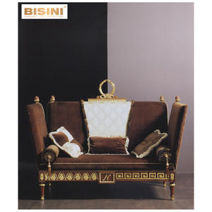 美国木制手工雕刻和黄铜2抽屉客厅控制台桌，配有人造蛇皮和大理石顶部 - Product Image 5