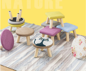 Children <strong>mushroom</strong> shaped solid wood shoes home <strong>stool</strong> & ottoman <strong>wooden</strong> stool cloud east wood frame - Product Image 4
