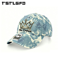 Gorras Deportivas Personalizadas con Logotipo, 6 Paneles, Diseño Floral, Estilo Vintage, Lona Estampada, para las Cuatro Estaciones, Venta al Por Mayor