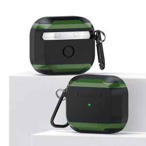 Funda de silicona de alta calidad <span class=keywords><strong>para</strong></span> <span class=keywords><strong>AirPods</strong></span> 1 <span class=keywords><strong>2</strong></span> 3 <span class=keywords><strong>Pro</strong></span> <span class=keywords><strong>2</strong></span> <span class=keywords><strong>Pro</strong></span> 3 Funda anticaída a prueba de golpes con llavero Protector de auriculares inalámbricos - Product Image 2