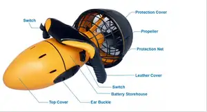 Hochgeschwindigkeits-Elektro-Unterwasser-Motorroller Elektrischer Unterwasser propeller Sea Scooter Zum Tauchen Schnorcheln