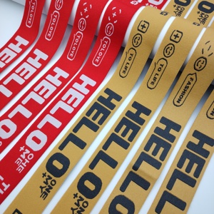 Newest Design Spandex/Nylon Webbing Jacquard Elastic Customized Logo for Underwear Accessories Waist Band Environmental - Product Image 1